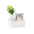 Skrzynka drewniana 33x25x15,5 cm Signal white
