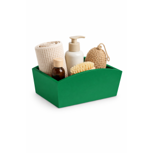 Doniczka drewniana 28x16x12 cm Zielona