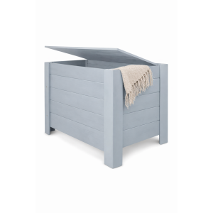 Kufer drewniany 77x40x50 cm Szary