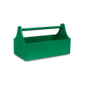 Narzędziownik-nosidełko drewniany 34x18x20,5 cm Mint green