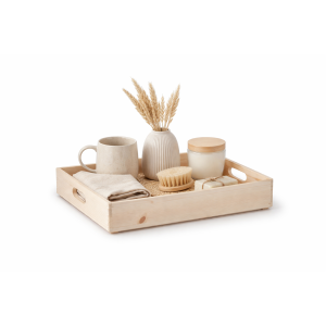 Drewniana skrzynka 40x30x7 cm – naturalne drewno sosnowe