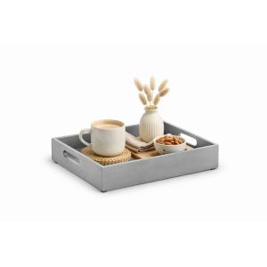 Skrzynka drewniana 40x30x6 cm Szara