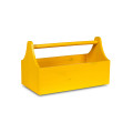 Narzędziownik-nosidełko drewniany 34x18x20,5 cm Signal yellow