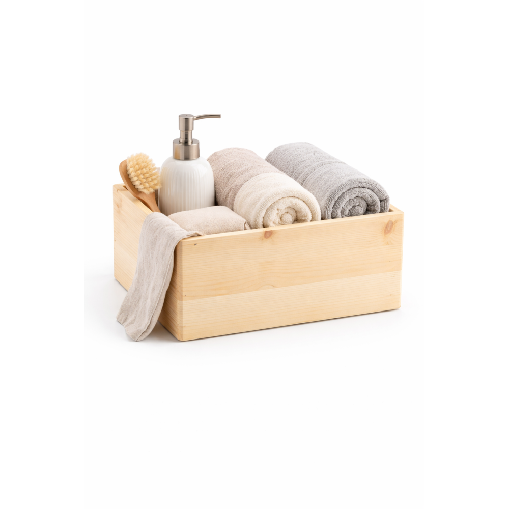 Skrzynka drewniana 30x20x13,5 cm bez uchwytów