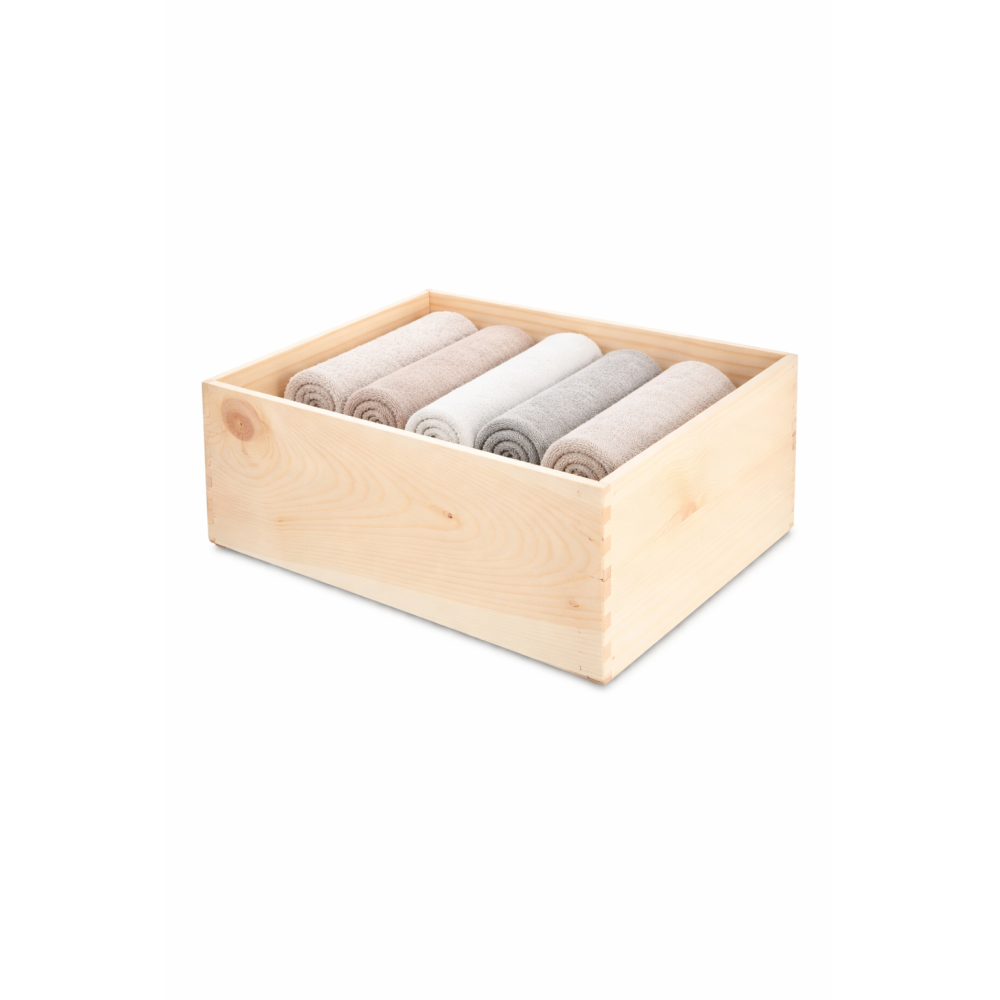 Skrzynka drewniana 40x30x13,5 cm bez uchwytów