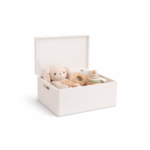 Drewniana skrzynka dekoracyjna 30x20x13,5 cm biała