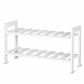 Półka na buty drewniana 70x26x40 cm Biała