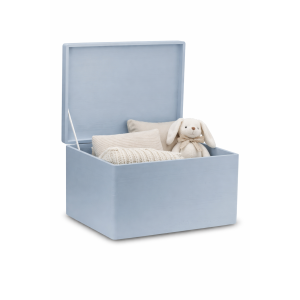 Drewniana skrzynka zamykana 40x30x23 cm Szara