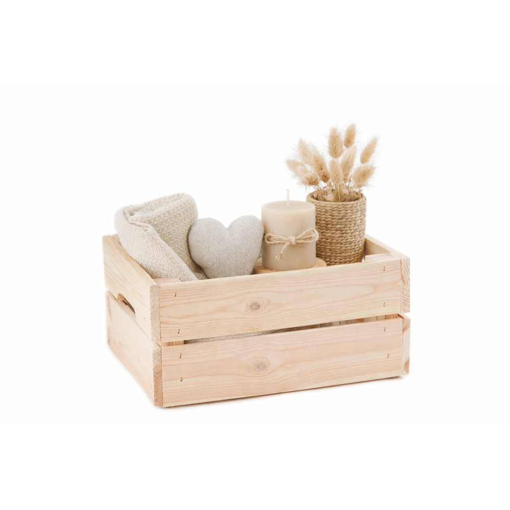 Skrzynka drewniana mała 31x23x15 cm