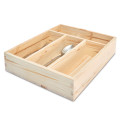 Skrzynka na sztućce drewniana 25x31x7 Natural wood