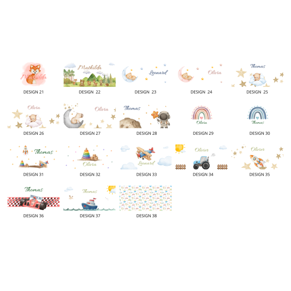 Stołek drewniany dla dziecka z imieniem personalizowany nadruk UV