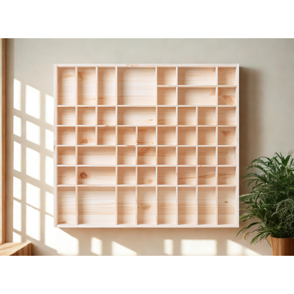 Półka drewniana 52x4x46