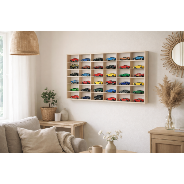 Półka ścienna drewniana 80x5x42 cm