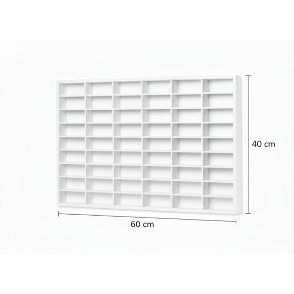 Półka ścienna drewniana 60x5x40 cm