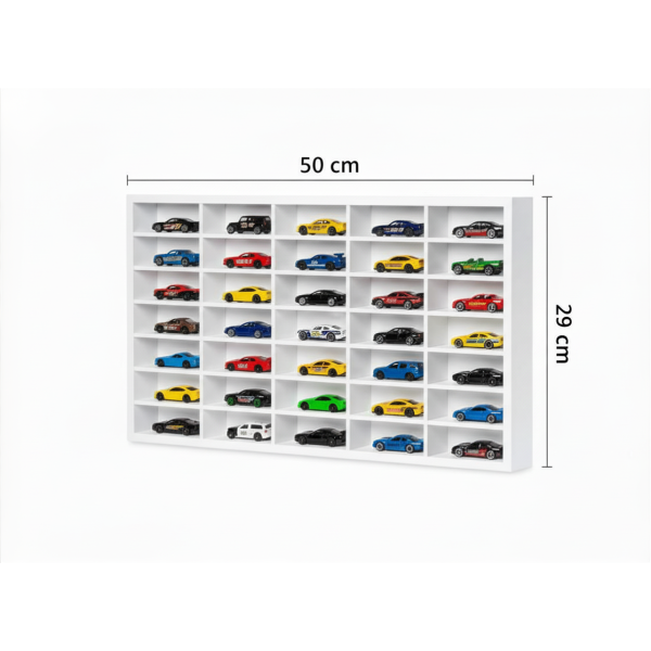 Półka drewniana 50x5x29 cm biała