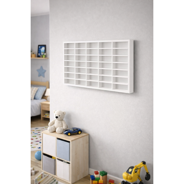 Półka drewniana 50x5x29 cm biała