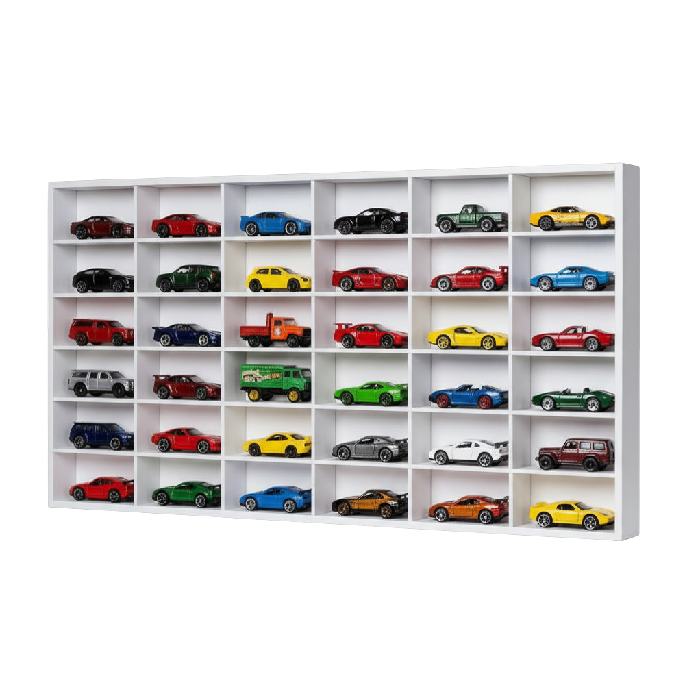 Półka ścienna drewniana 80x6x42 cm biała