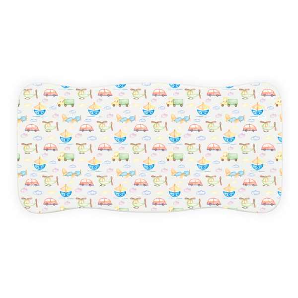 Stołek drewniany dla dziecka z imieniem personalizowany nadruk UV - biały