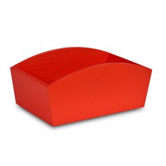 Doniczka drewniana 28x16x12cm Pure Red