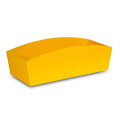 Doniczka drewniana 34x13x10cm  Signal yellow