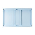 Taca z nogami drewniana 51x32x24 cm Pastel blue