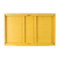 Taca z nogami drewniana 51x32x24 cm Signal yellow