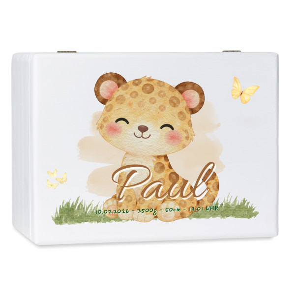 Personalizowane pudełko wspomnień dla dziecka 40x30x23 cm – nadruk UV