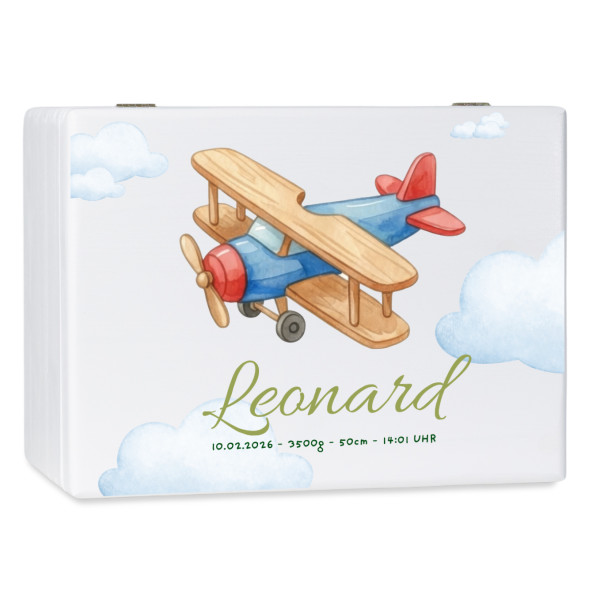 Personalizowane pudełko wspomnień dla dziecka 40x30x23 cm – nadruk UV