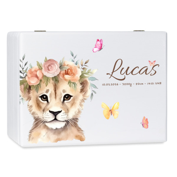 Personalizowane pudełko wspomnień dla dziecka 20x15x10 cm – nadruk UV