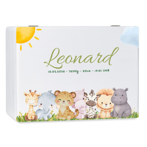 Personalizowane pudełko wspomnień dla dziecka 60x40x23 cm – nadruk UV