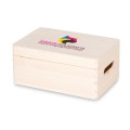 Personalizowana skrzynka drewniana 30x20x13,5 cm nadruk UV