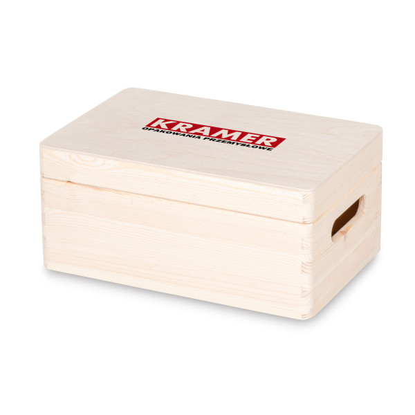 Personalizowana skrzynka drewniana 30x20x13,5 cm nadruk UV