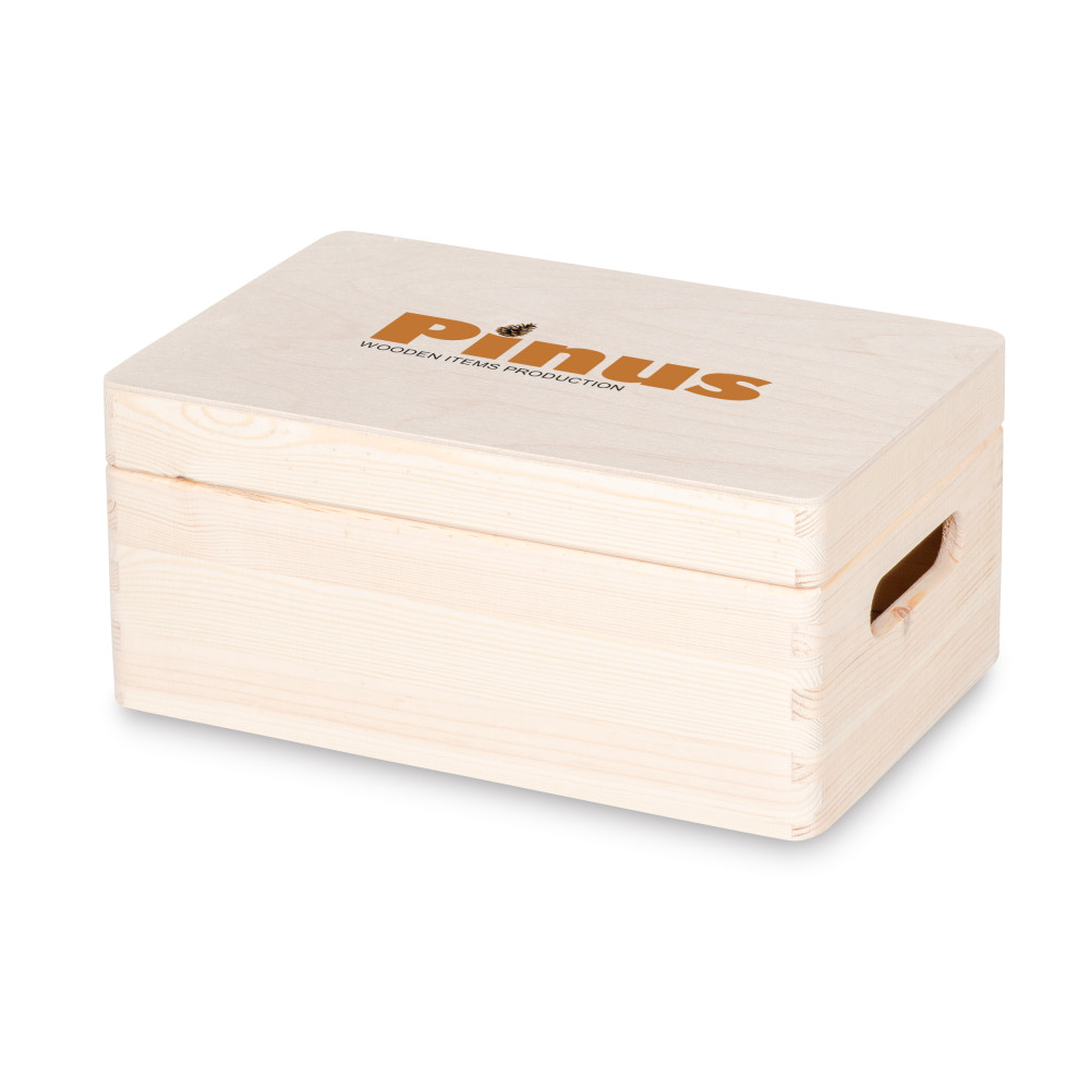 Personalizowana skrzynka drewniana 30x20x13,5 cm nadruk UV