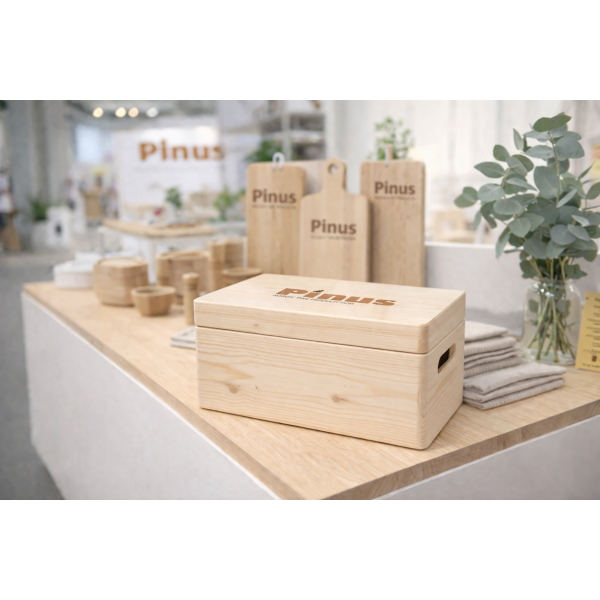 Personalizowana skrzynka drewniana 30x20x13,5 cm nadruk UV