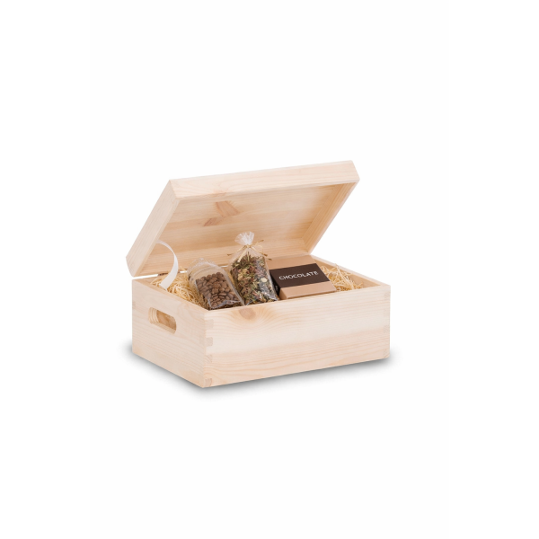 Personalizowana skrzynka drewniana 30x20x13,5 cm nadruk UV