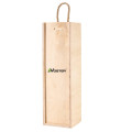 Personalizowana skrzynka drewniana na wino z nadrukiem UV 10x11x35cm