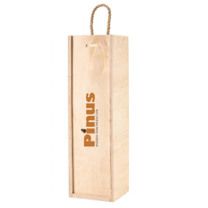 Personalizowana skrzynka drewniana na wino z nadrukiem UV 10x11x35cm