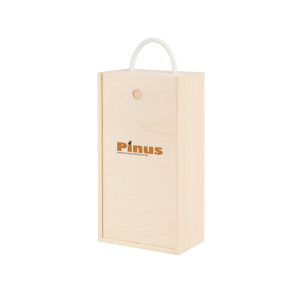 Personalizowana skrzynka drewniana na wino z nadrukiem UV 10x11x35 cm