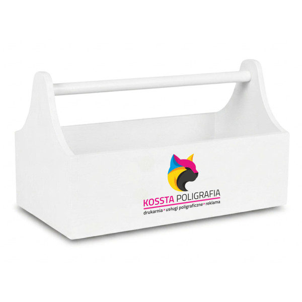 Drewniane nosidełko na narzędzia 34x18x20,5 cm – narzędziownik
