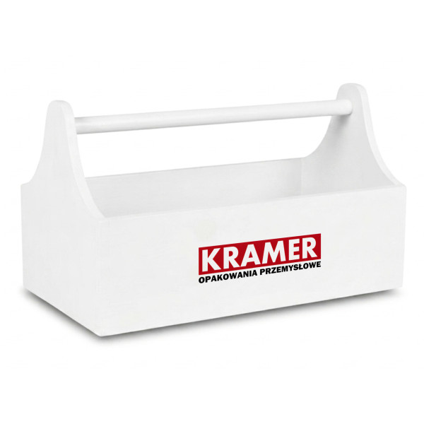Drewniane nosidełko na narzędzia 34x18x20,5 cm – narzędziownik