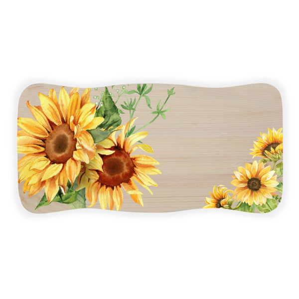 Stołek drewniany z nadrukiem UV