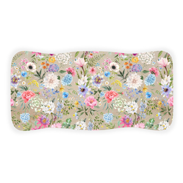 Stołek drewniany z nadrukiem UV