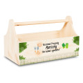 Drewniane nosidełko na narzędzia 34x18x20,5 cm – narzędziownik