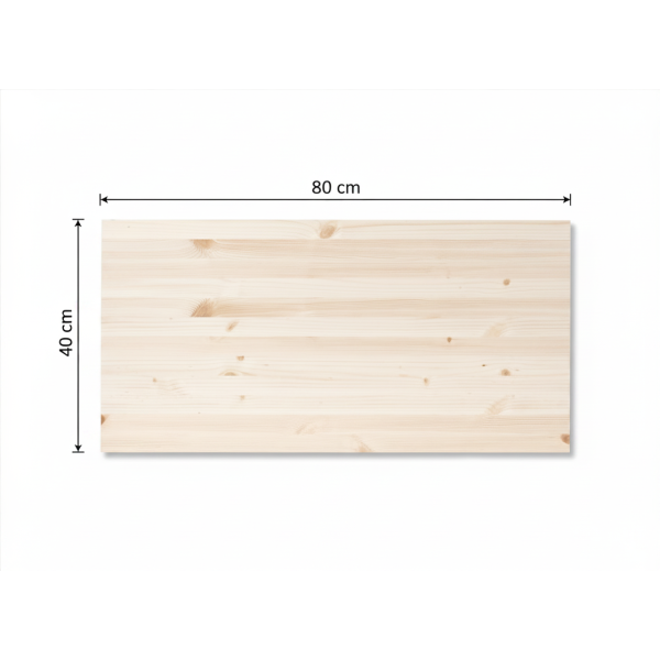 Płyta klejona sosnowa 80x40x1,5 cm