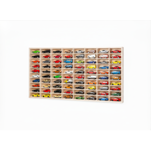 Półka drewniana na autka 80x5x42 cm – organizer na samochodziki dla dzieci