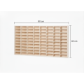 Półka drewniana na autka 80x5x42 cm – organizer na samochodziki dla dzieci