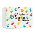 Pudełko na Dzień Matki Personalizowane Drewniane Pudełko Prezent dla Mamy z Nadrukiem UV