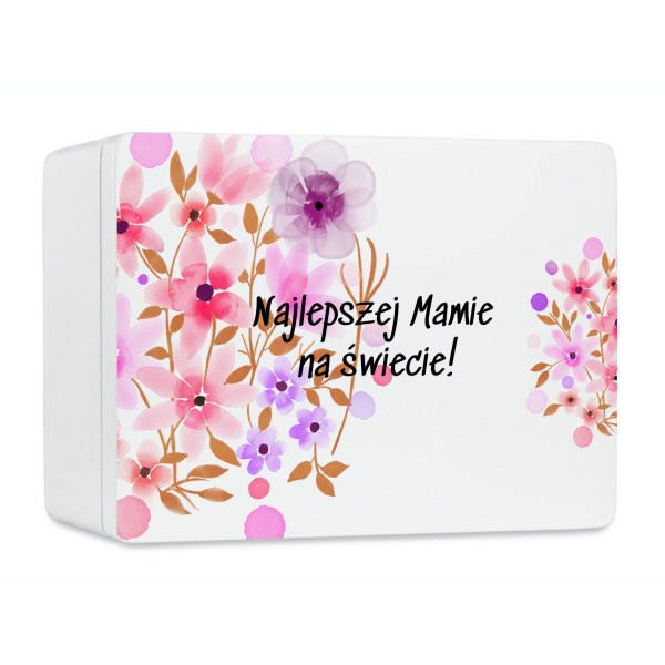 Pudełko na Dzień Matki Personalizowane Drewniane Pudełko Prezent dla Mamy z Nadrukiem UV