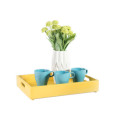 Skrzynka drewniana 40x30x6 cm Singal yellow
