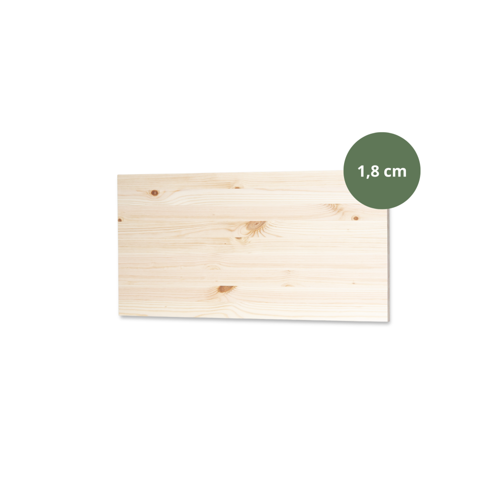 Płyta klejona sosnowa 60x30x1,8 cm - naturalne drewno do Twoich projektów